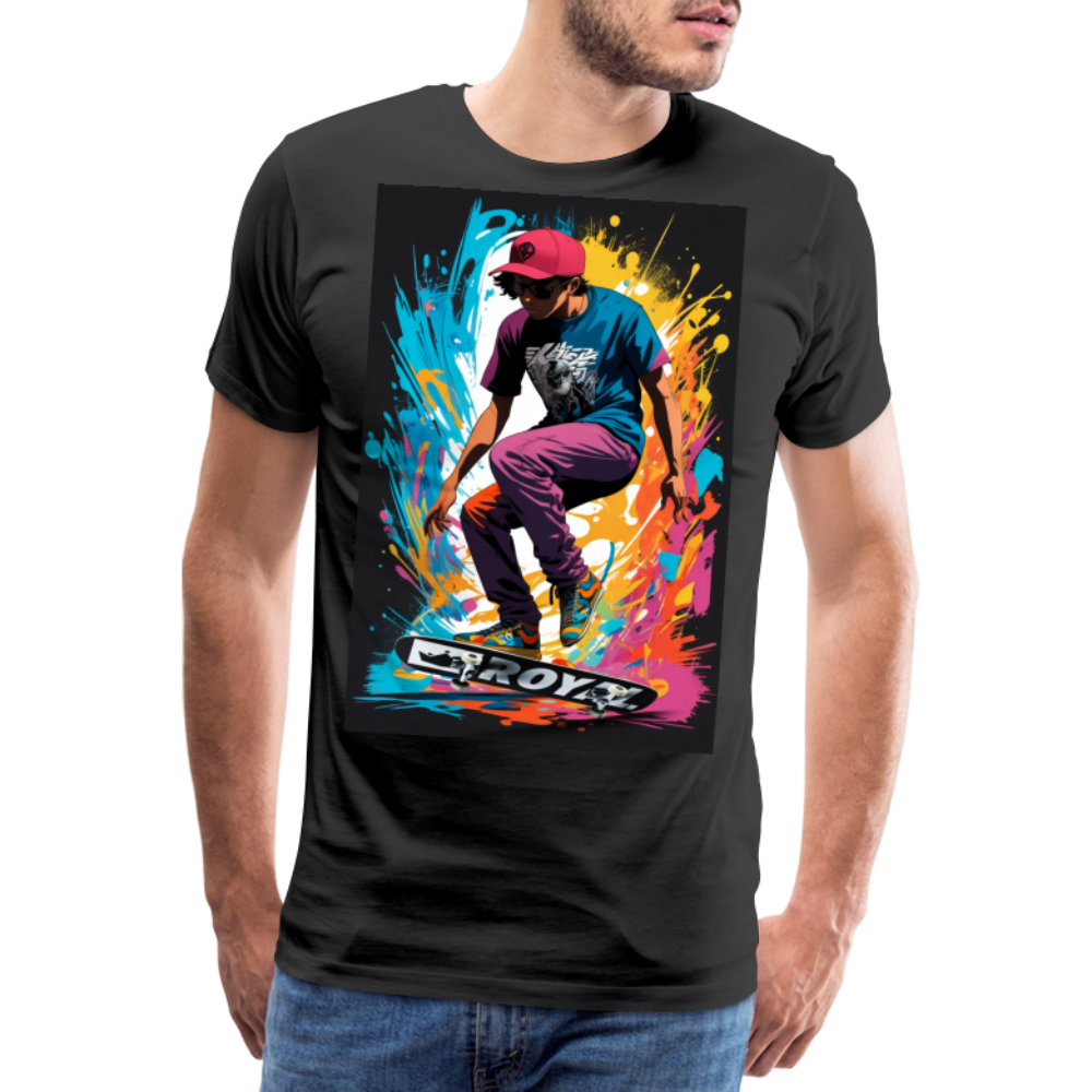Männer Premium T-Shirt - Schwarz