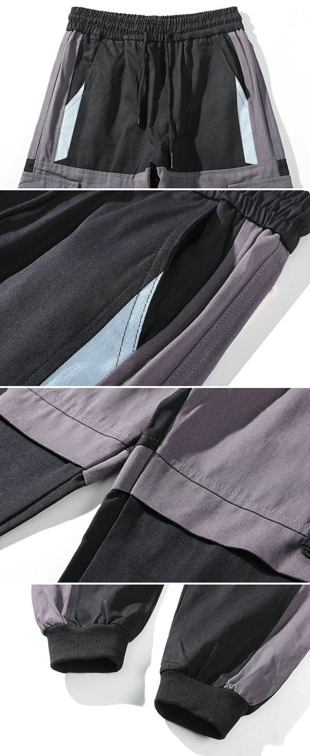 Streetwear Pockets Men's Jogger Pants Hip Hop Sweatpants Joggers Trousers Tactical Mens Pants Cargo Harem Pants Men Clothes