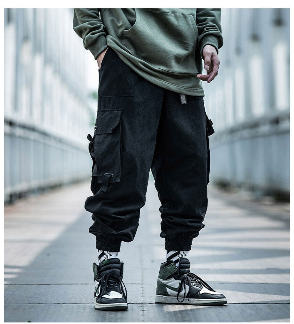 Streetwear Pockets Men s Jogger Pants Hip Hop Sweatpants Joggers