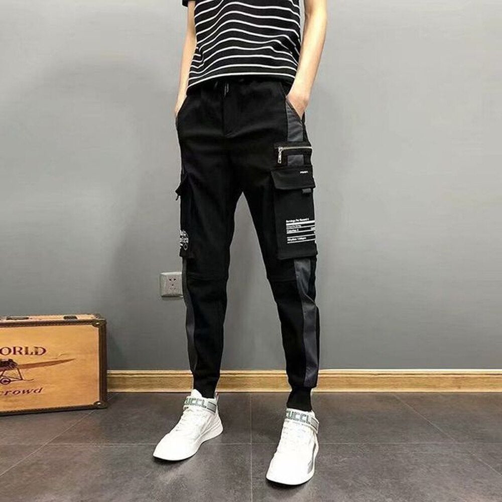 Streetwear Pockets Men's Jogger Pants Hip Hop Sweatpants Joggers Trousers Tactical Mens Pants Cargo Harem Pants Men Clothes