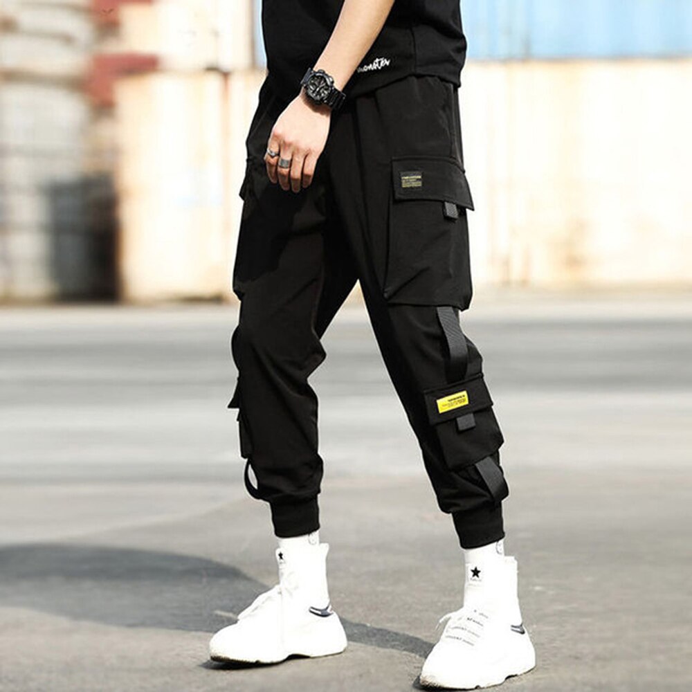 Streetwear Pockets Men's Jogger Pants Hip Hop Sweatpants Joggers Trousers Tactical Mens Pants Cargo Harem Pants Men Clothes