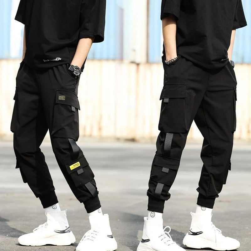 Streetwear Pockets Men's Jogger Pants Hip Hop Sweatpants Joggers Trousers Tactical Mens Pants Cargo Harem Pants Men Clothes