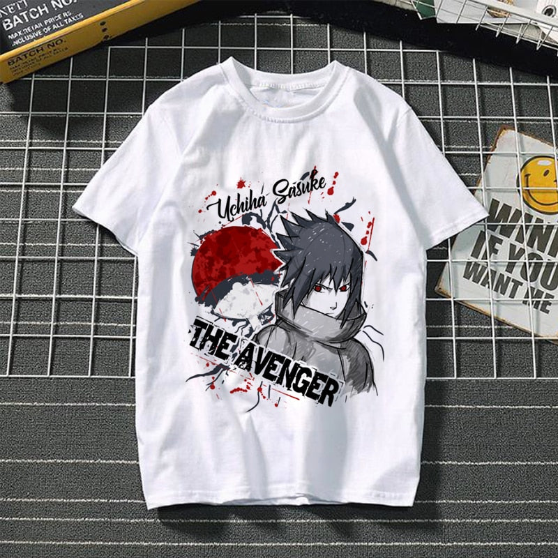 Japanese Bandai Anime Naruto Tshirt Akatsuki Graphic Tees Tops Sasuke, Itachi, Funny, Kakashi , Manga