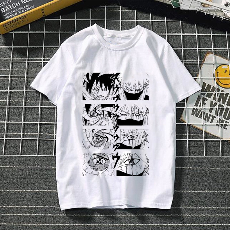 Japanese Bandai Anime Naruto Tshirt Akatsuki Graphic Tees Tops Sasuke, Itachi, Funny, Kakashi , Manga