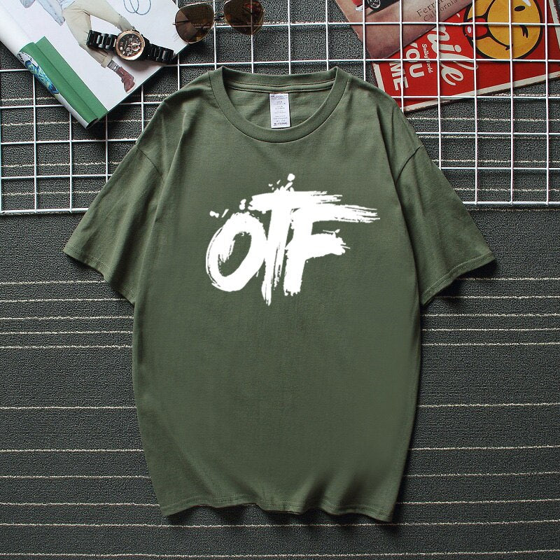 T-shirt OTF Coke Boys Lil Durk Hip Hop Drill Tee Tops High Quality Cotton Graphic T Shirts Men Clothing