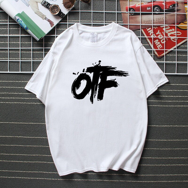 T-shirt OTF Coke Boys Lil Durk Hip Hop Drill Tee Tops High Quality Cotton Graphic T Shirts Men Clothing