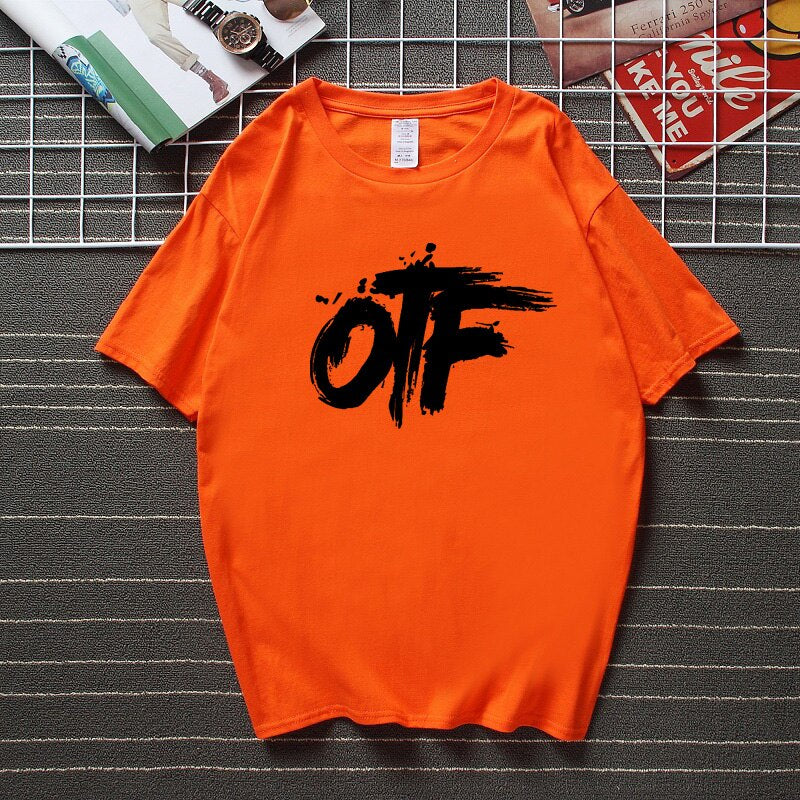 T-shirt OTF Coke Boys Lil Durk Hip Hop Drill Tee Tops High Quality Cotton Graphic T Shirts Men Clothing