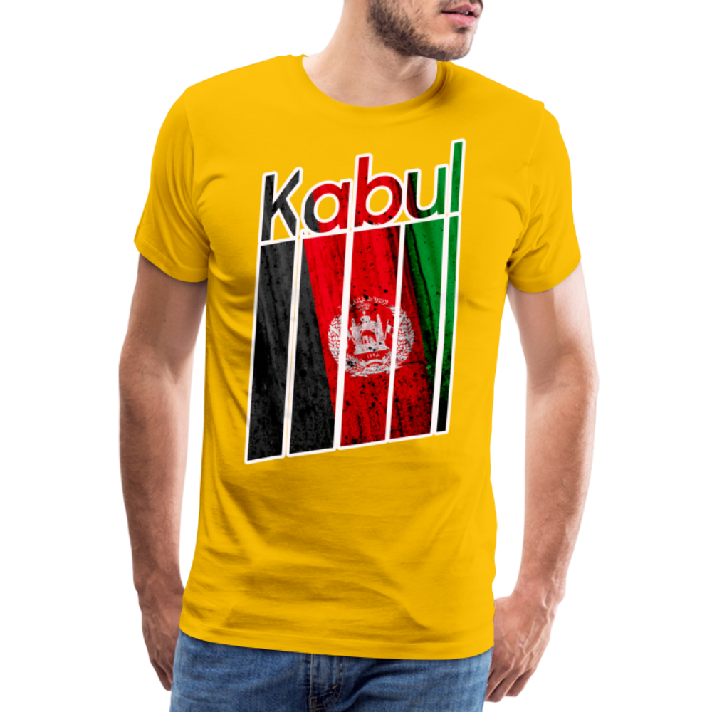 Bamika24 Kabul Designe Premium T-Shirt - sun yellow