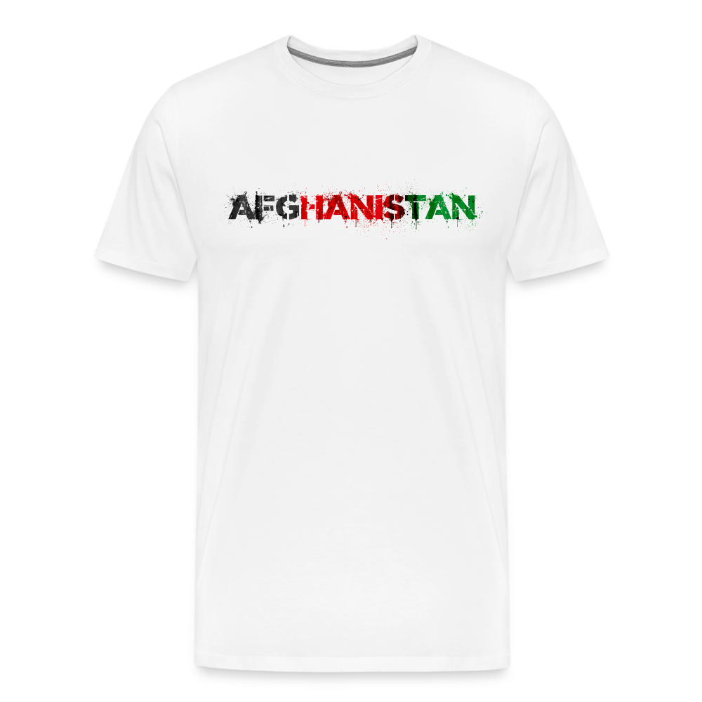 Afghanistan Men’s Premium T-Shirt - white