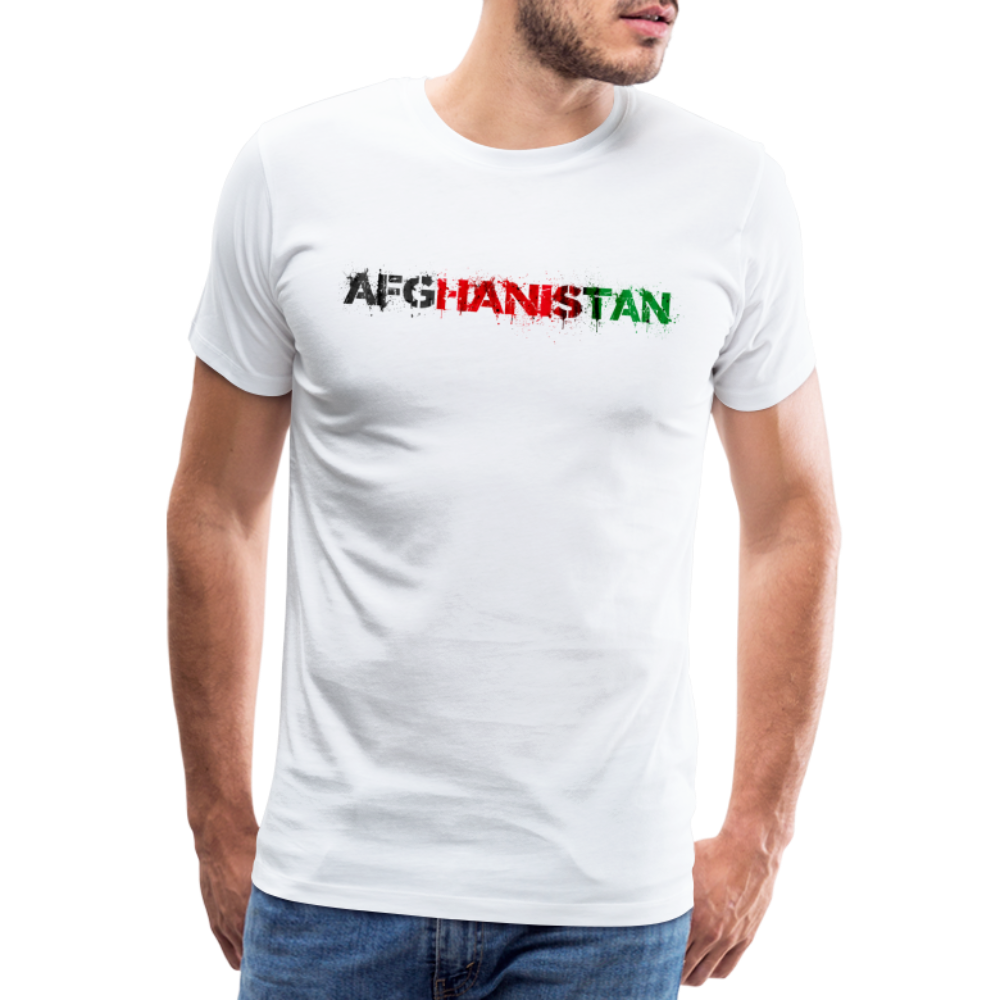 Afghanistan Men’s Premium T-Shirt - white