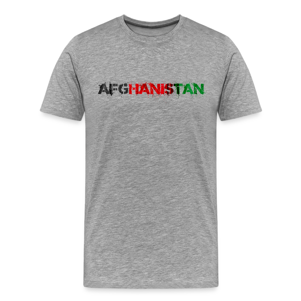 Afghanistan Men’s Premium T-Shirt - heather grey
