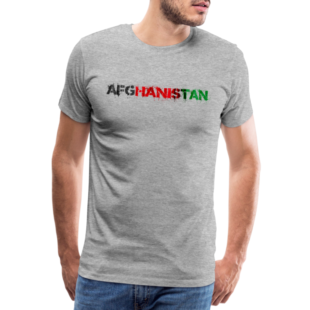 Afghanistan Men’s Premium T-Shirt - heather grey