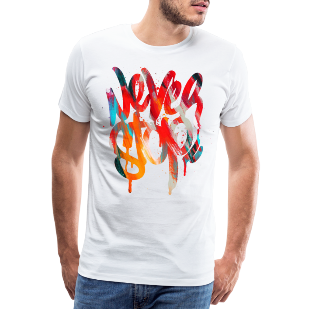 Herren Unisex Erwachsene Premium T-Shirt - white