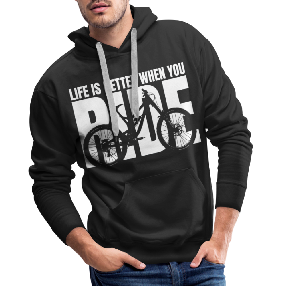 Bike Ride Men’s Premium Hoodie - Schwarz