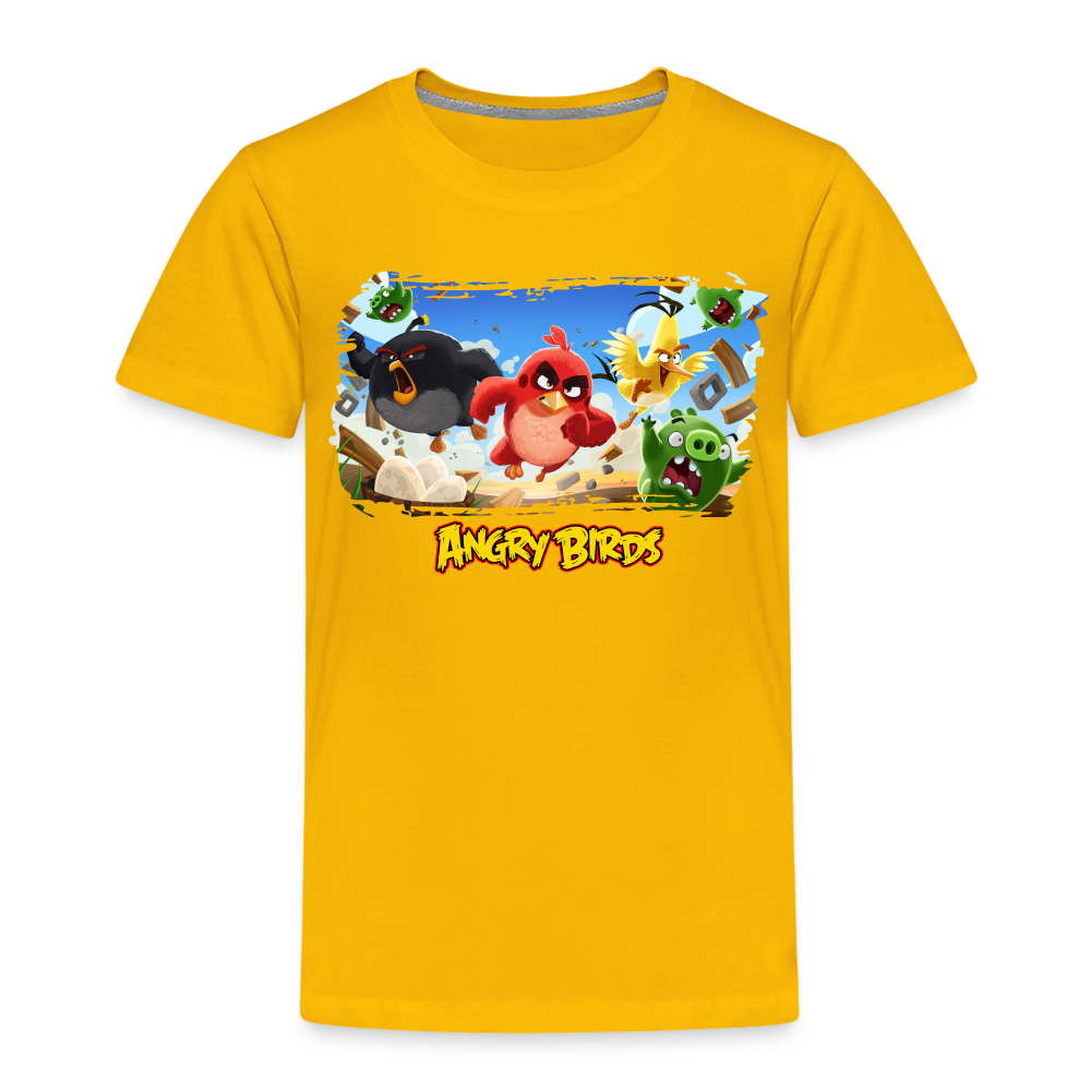 Kinder Premium T-Shirt - Sonnengelb