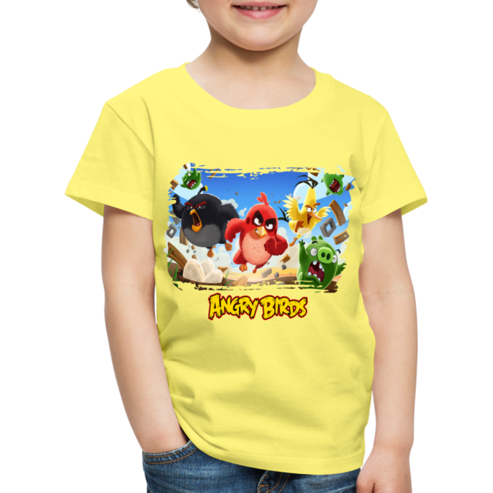 Kinder Premium T-Shirt - Gelb