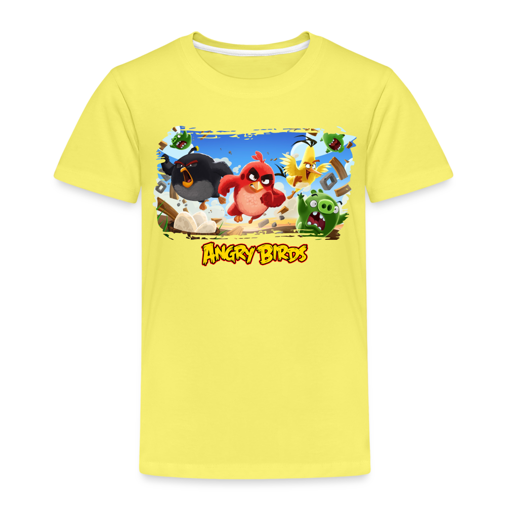 Kinder Premium T-Shirt - Gelb