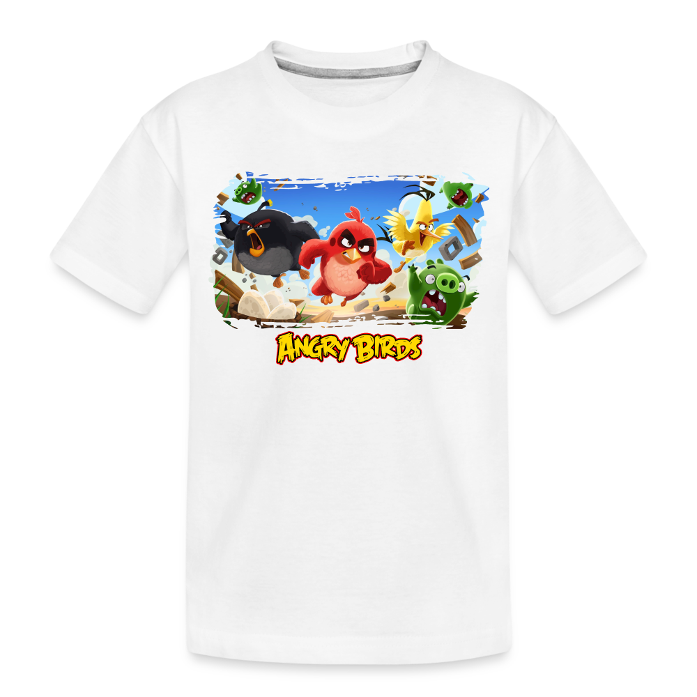 Kinder Premium Bio T-Shirt - weiß